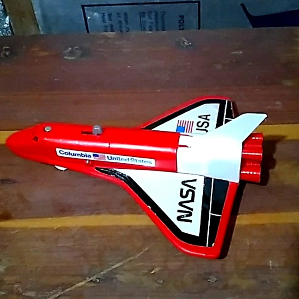 Vintage plastic spaceship